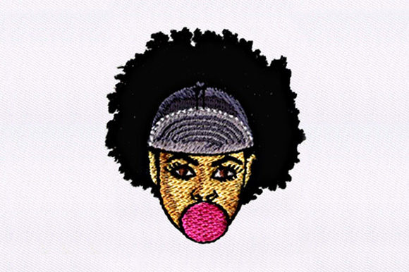 Blowing Young Girl: Embroidery Design Review