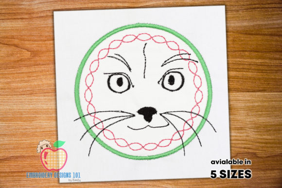 Cute Cat Frame Applique: A Designer’s Review
