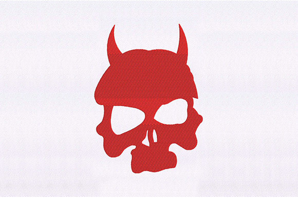 Horned Skull Mask: Embroidery Design Review