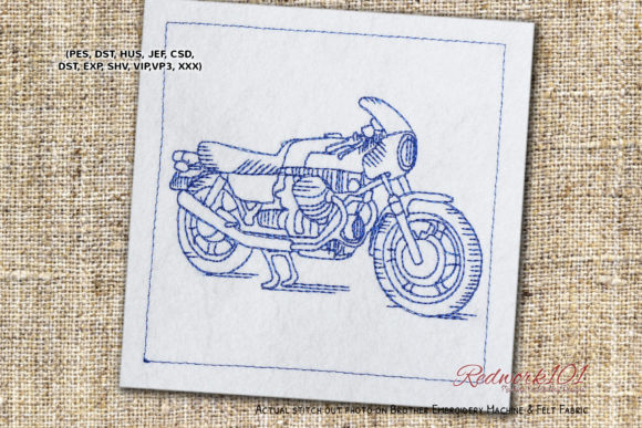 Moto Guzzi LeMans Machine Embroidery Review