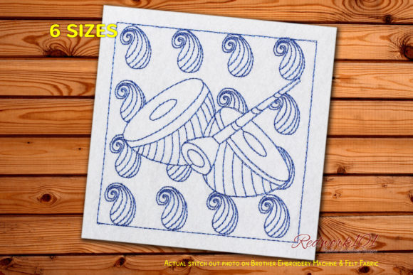 Shehnai and Drum: A Designer’s Stitch Test