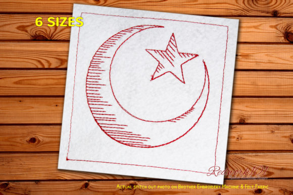 Star and Crescent Bluework: A Sweatshirt Design Review